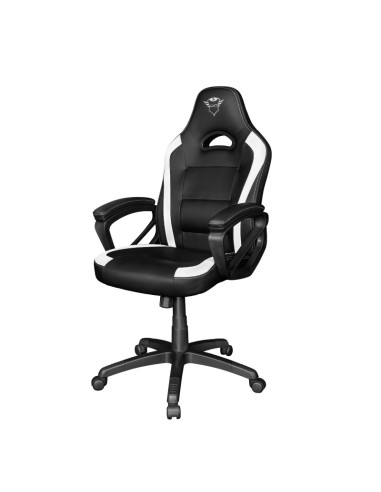 Trust GXT 701W RYON Sedia per gaming universale Seduta imbottita Nero, Bianco