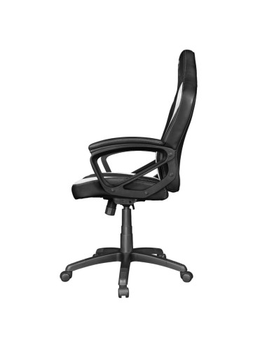 Trust GXT 701W RYON Sedia per gaming universale Seduta imbottita Nero, Bianco