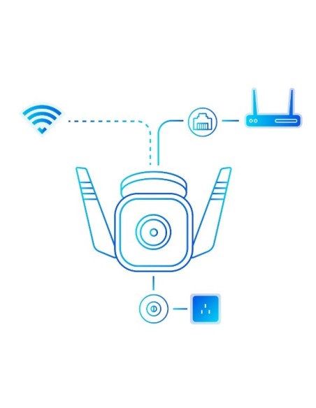 TP-Link TC65 telecamera di sorveglianza Capocorda Telecamera di sicurezza IP Esterno 2304 x 1296 Pixel Soffitto muro