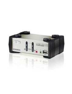 ATEN Switch KVMP™ VGA audio PS 2-USB a 2 porte con OSD