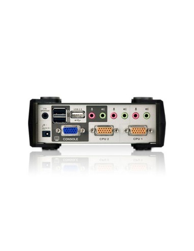 ATEN Switch KVMP™ VGA audio PS 2-USB a 2 porte con OSD