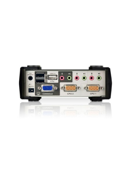 ATEN Switch KVMP™ VGA audio PS 2-USB a 2 porte con OSD