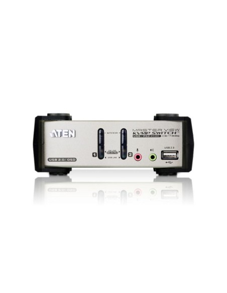 ATEN Switch KVMP™ VGA audio PS 2-USB a 2 porte con OSD