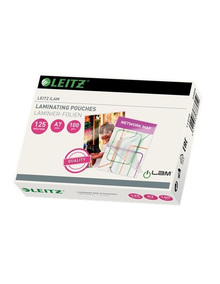 Leitz Laminierfolie A7 125 Ám pellicola per plastificatrice 100 pz