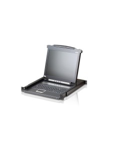 ATEN Console LCD a singolo binario (PS 2-USB, VGA)