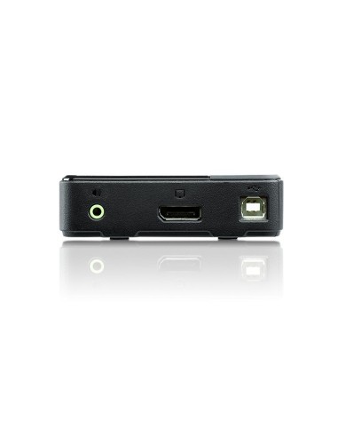 ATEN Switch KVM USB DisplayPort audio a 2 porte (supporto 4K e cavi inclusi)