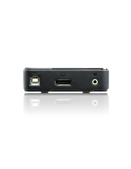ATEN Switch KVM USB DisplayPort audio a 2 porte (supporto 4K e cavi inclusi)