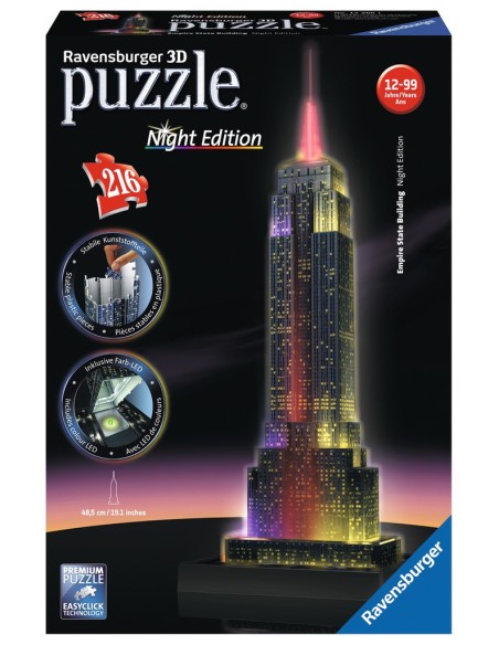 Ravensburger 125661 puzzle Puzzle 3D 216 pz Edifici