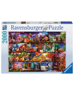 Ravensburger 166855 puzzle 2000 pz Cartoni