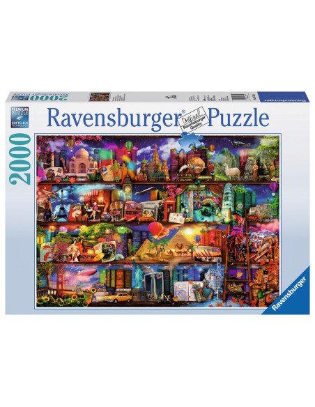 Ravensburger 166855 puzzle 2000 pz Cartoni
