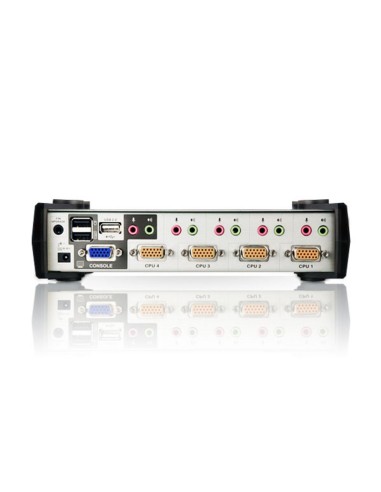ATEN Switch KVMP™ VGA audio PS 2-USB a 4 porte con OSD