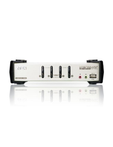 ATEN Switch KVMP™ VGA audio PS 2-USB a 4 porte con OSD