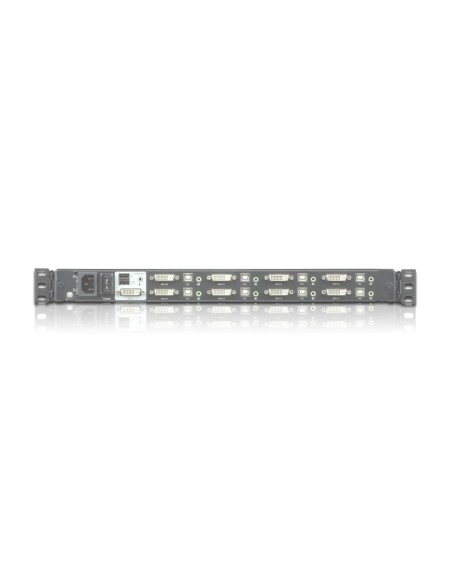 ATEN Switch KVM LCD widescreen a binario singolo USB DVI a 8 porte