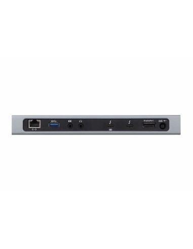 ATEN UH7230-AT-G replicatore di porte e docking station per notebook Cablato Thunderbolt 3 Argento