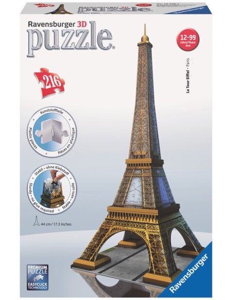 Ravensburger 125562 puzzle Puzzle 3D 216 pz Edifici