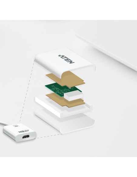 ATEN Adattatore attivo da 4K Mini DisplayPort a HDMI