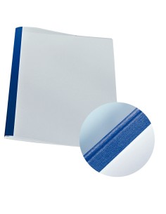 Leitz 39240 cartellina A4 Cartoncino, Plastica Blu, Trasparente 100 pz