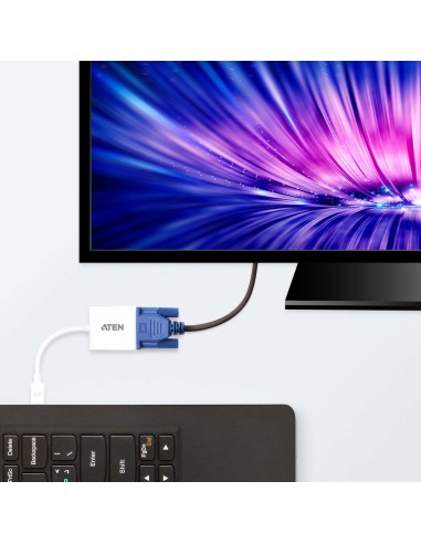 ATEN Adattatore porta Mini Display - VGA