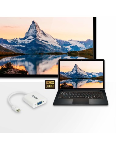 ATEN Adattatore porta Mini Display - VGA