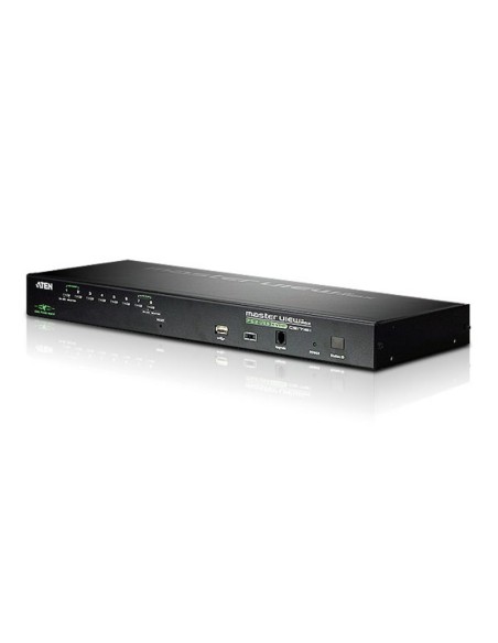 ATEN Switch KVM over IP PS 2-USB VGA a 8 porte per 1 accesso condiviso locale remoto