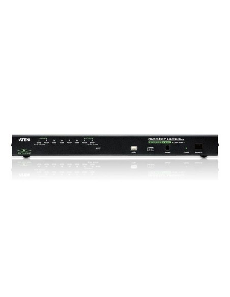 ATEN Switch KVM over IP PS 2-USB VGA a 8 porte per 1 accesso condiviso locale remoto