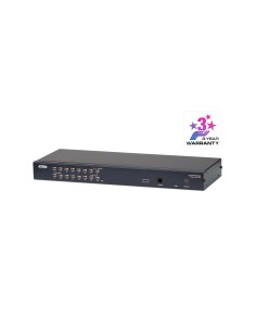 ATEN Switch KVM Cat 5 multi-interfaccia (DisplayPort, HDMI, DVI, VGA) a 16 porte
