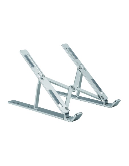 Conceptronic ERGO Foldable Aluminum Laptop Supporto per computer portatile Alluminio 39,6 cm (15.6")