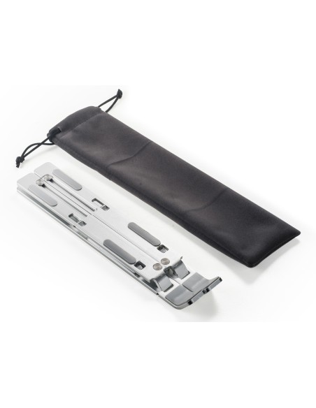 Conceptronic ERGO Foldable Aluminum Laptop Supporto per computer portatile Alluminio 39,6 cm (15.6")