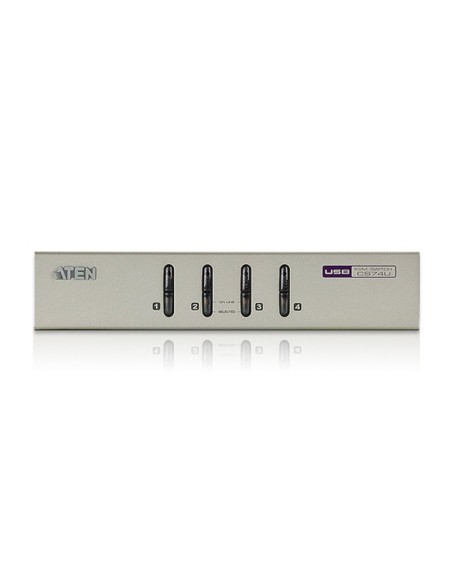 ATEN Switch KVM USB VGA Audio 4-porte