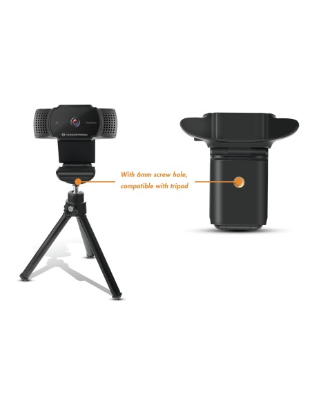 Conceptronic AMDIS02B webcam 5 MP 2592 x 1944 Pixel USB 2.0 Nero
