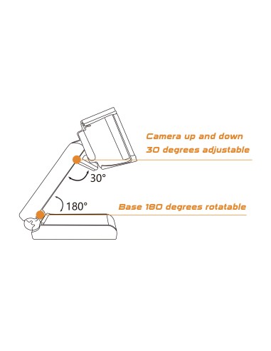 Conceptronic AMDIS02B webcam 5 MP 2592 x 1944 Pixel USB 2.0 Nero