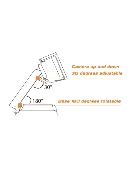 Conceptronic AMDIS02B webcam 5 MP 2592 x 1944 Pixel USB 2.0 Nero