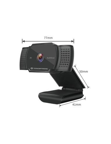 Conceptronic AMDIS02B webcam 5 MP 2592 x 1944 Pixel USB 2.0 Nero