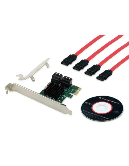 Conceptronic EMRICK03G scheda di interfaccia e adattatore Interno SATA