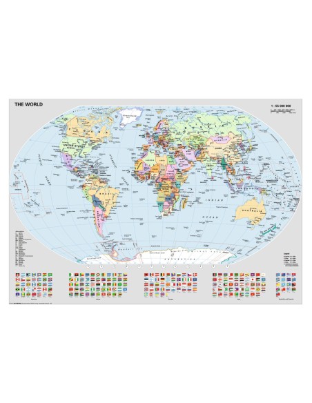 Ravensburger Political World Map Puzzle 1000 pz Mappe