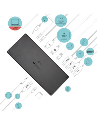 i-tec Thunderbolt 3 3x Display Docking Station + Power Delivery 96W