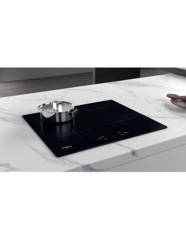 Whirlpool WS Q2160 NE piano cottura Nero Da incasso 59 cm Piano cottura a induzione 4 Fornello(i)