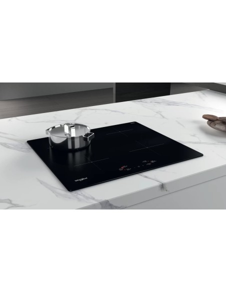 Whirlpool WS Q2160 NE piano cottura Nero Da incasso 59 cm Piano cottura a induzione 4 Fornello(i)