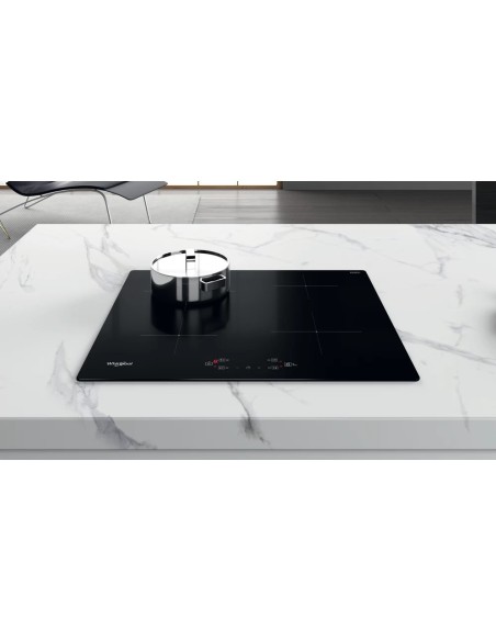 Whirlpool WS Q2160 NE piano cottura Nero Da incasso 59 cm Piano cottura a induzione 4 Fornello(i)