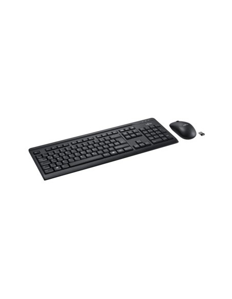 Fujitsu Wireless Keyboard Set LX410 tastiera Mouse incluso RF Wireless QWERTY Italiano Nero