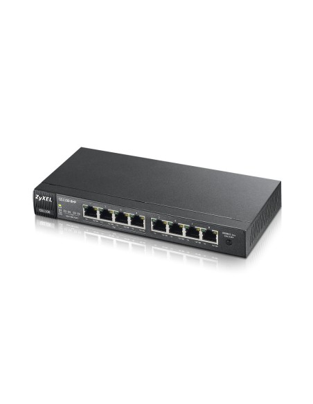 Zyxel GS1100-8HP Non gestito Supporto Power over Ethernet (PoE) Nero
