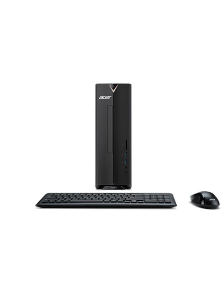 Acer Aspire XC-830 J4025 Desktop Intel Celeron J 4 GB DDR4-SDRAM 256 GB SSD Windows 10 Home PC Nero