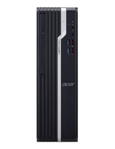 Acer Veriton X VX2665G i3-9100 Desktop Intel® Core™ i3 8 GB DDR4-SDRAM 256 GB SSD Windows 10 Pro PC Nero