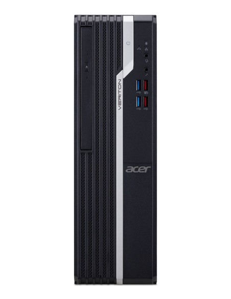 Acer Veriton X VX2665G i3-9100 Desktop Intel® Core™ i3 8 GB DDR4-SDRAM 256 GB SSD Windows 10 Pro PC Nero