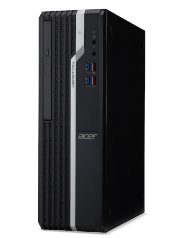 Acer Veriton X VX2665G i3-9100 Desktop Intel® Core™ i3 8 GB DDR4-SDRAM 256 GB SSD Windows 10 Pro PC Nero