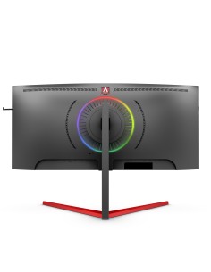 AOC AGON 3 AG353UCG Monitor PC 88,9 cm (35") 3440 x 1440 Pixel Quad HD LED Nero, Rosso