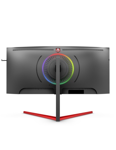AOC AGON 3 AG353UCG Monitor PC 88,9 cm (35") 3440 x 1440 Pixel Quad HD LED Nero, Rosso