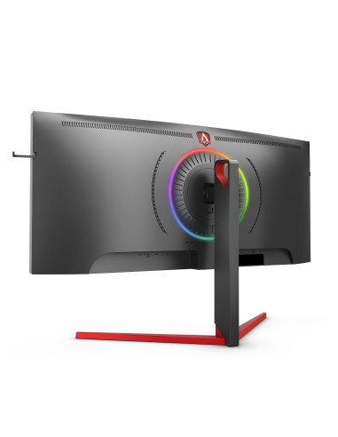 AOC AGON 3 AG353UCG Monitor PC 88,9 cm (35") 3440 x 1440 Pixel Quad HD LED Nero, Rosso