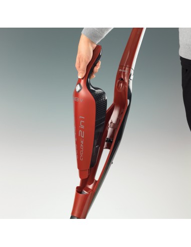 Ariete EVO 2 IN 1 CORDLESS Senza sacchetto 0,8 L 13,8 W Nero, Rosso