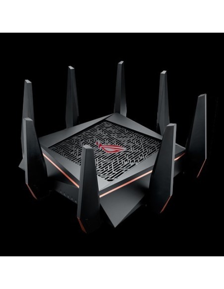 ASUS ROG Rapture GT-AC5300 router wireless Gigabit Ethernet Banda tripla (2.4 GHz 5 GHz 5 GHz) Nero